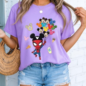 Spiderman Mickey Shirt, Disney Snacks Shirt, Boys Disney Shirt, Disneyland Toddler Best Day Ever, Avengers Disney Family Shirt Th-vtn-164