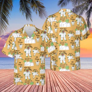 Kermit Singing Hawaiian Shirt, Kermit The Frog Button Down Shirt, Funny Kermit Frog Summer Shirt, Animal Muppets Beach Shirt Gift Thds-49