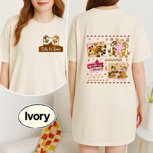Disney Chip N Dale Comfort Colors Shirt Rescue Rangers Retro Chip N Dale Shirt Double Trouble Matching Tee Disney Chipmunks Shirt Th-vtn-89