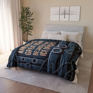Sherpa Blanket, ice officers are the best, Law Enforcement Gift, Thin Blue Line, Police Officer Blanket, Back the Blue