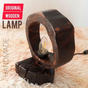 Original Handmade Tree Lamp, Decorative Night Lamp, Vintage Lamp, Original Wooden Gift, Walnut, Maple Lamp, EXCLUSIVE WOODEN LAMP