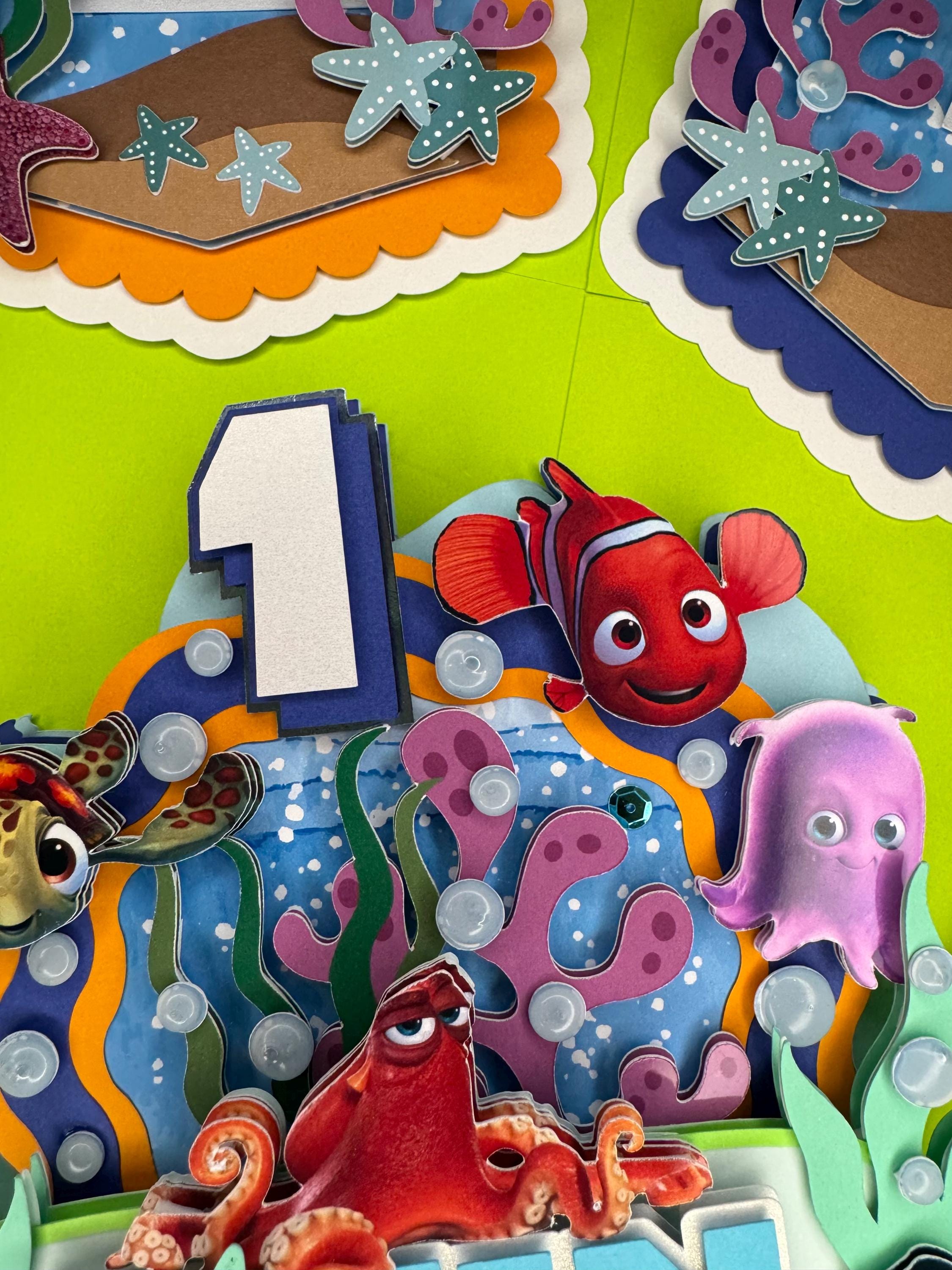 Ocean Themed Cake Topper - Nemo and Friends, Finding Nemo Party ...
