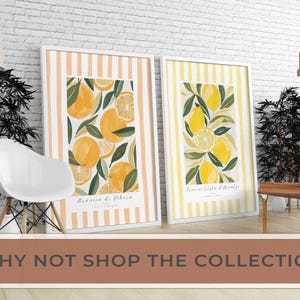 Amalfi Lemon Print: Italian Kitchen Coastal Wall Art image 7