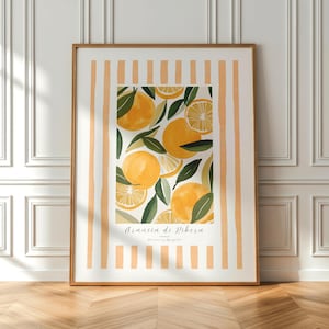 Sicilian Orange Print: Arancia di Ribera Watercolor Art