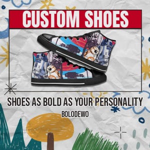 R2D2 aangepaste hoge schoenen – kleurrijke canvas sneakers voor kinderen, dames en heren – fantasie cartoon fanart cadeau