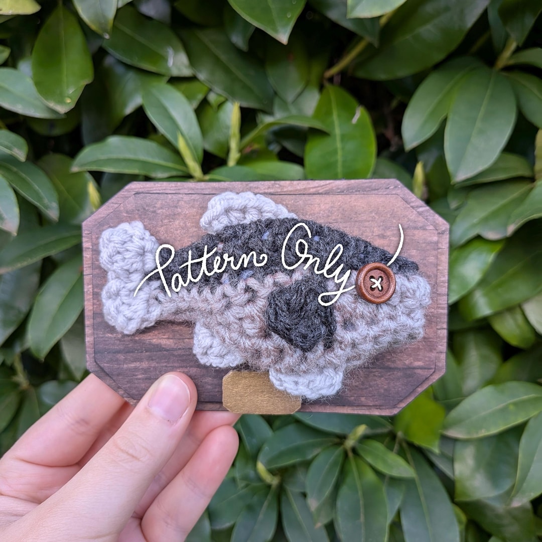 Pattern Only! Crappie Miniature Fish Crochet Pattern - Etsy