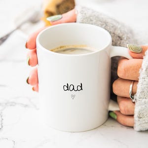 Ceramic dad mug, dad mug, fathers day gift, fathers day mug, birthday present for dad, dad coffee mug, dad gifts, dad office decor