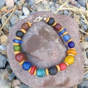 African Ghana Glass Bracelet