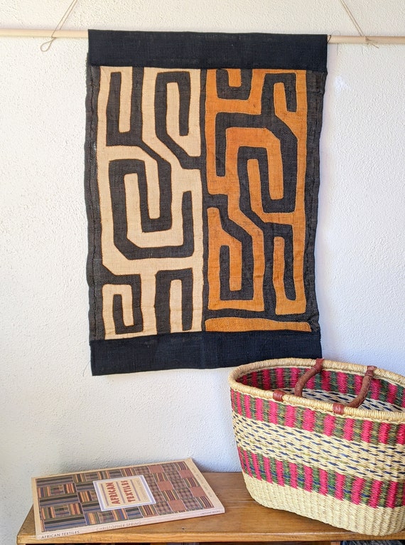 Hand Made African Kuba Cloth Wall Hanging - Etsy