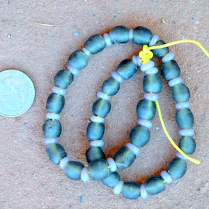 Ghana Glass Beads: Short Strand