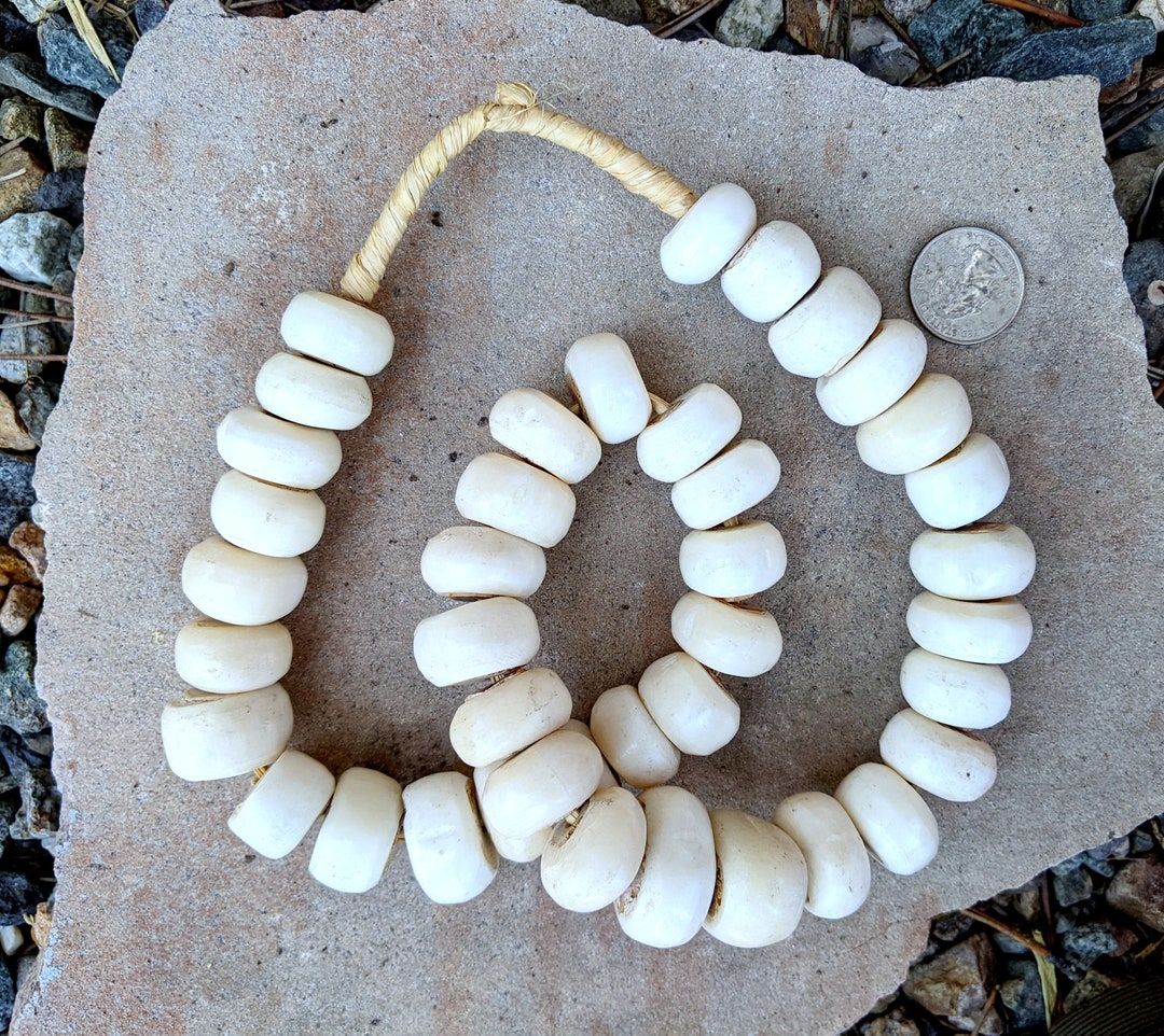 African Bone Beads 