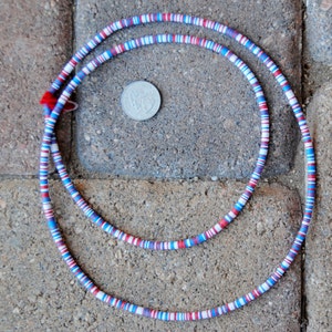 Vinyl Disks: Red/White/Blue 4x1mm