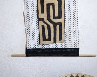 Hand Made African Mud Cloth Wall Hanging