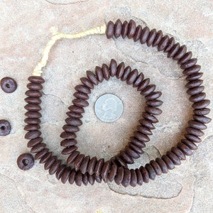Taka Glass Disks: Brown 5x13mm