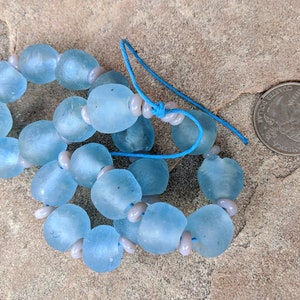 Ghana Glass Beads: Short Strand