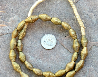 Tabular Brass/Copper Beads: 11x18mm