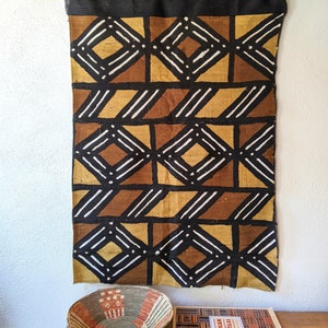 Hand Made African Mud Cloth Wall Hanging