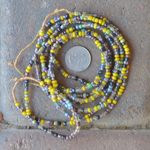 Mixed African Glass Beads -3 Strands