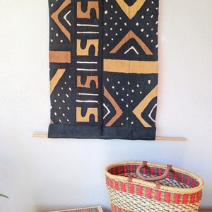 Hand Made African Mud Cloth Wall Hanging