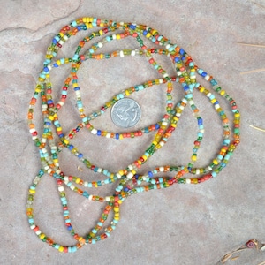 Small Glass Beads 2 Long Strands