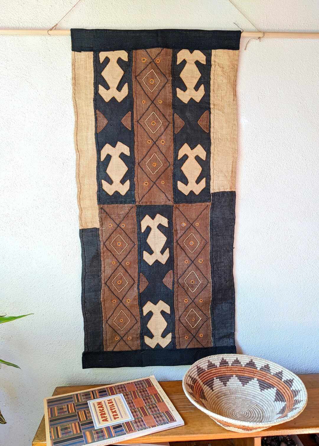 Hand Made African Kuba Cloth Wall Hanging - Etsy