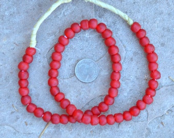 Ghana Glass Beads: 11mm