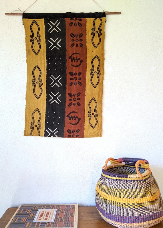 Hand Made African Mud Cloth Wall Hanging Etsy