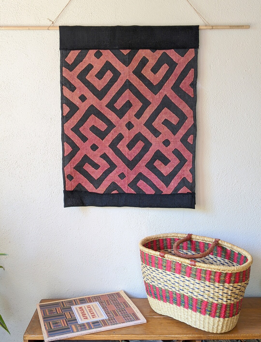 Hand Made African Kuba Cloth Wall Hanging - Etsy