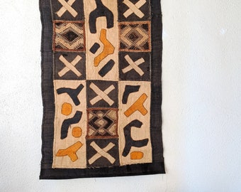 Hand Made African Kuba Cloth Wall Hanging - Etsy