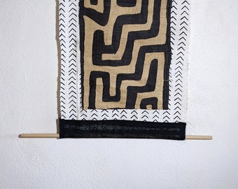 Hand Made African Mud Cloth Wall Hanging
