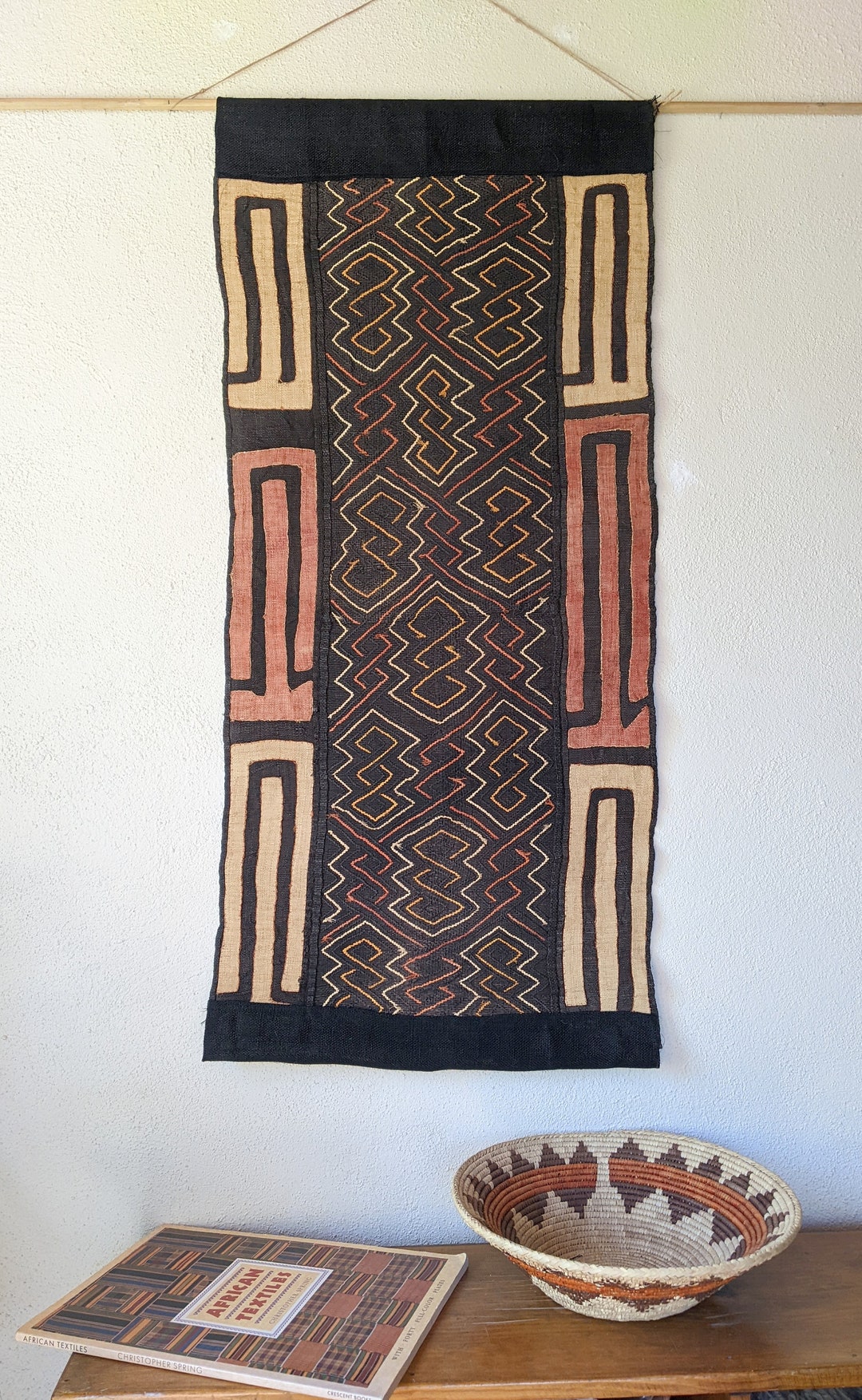 Hand Made African Kuba Cloth Wall Hanging - Etsy