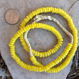 Krobo Disk Spacer Beads
