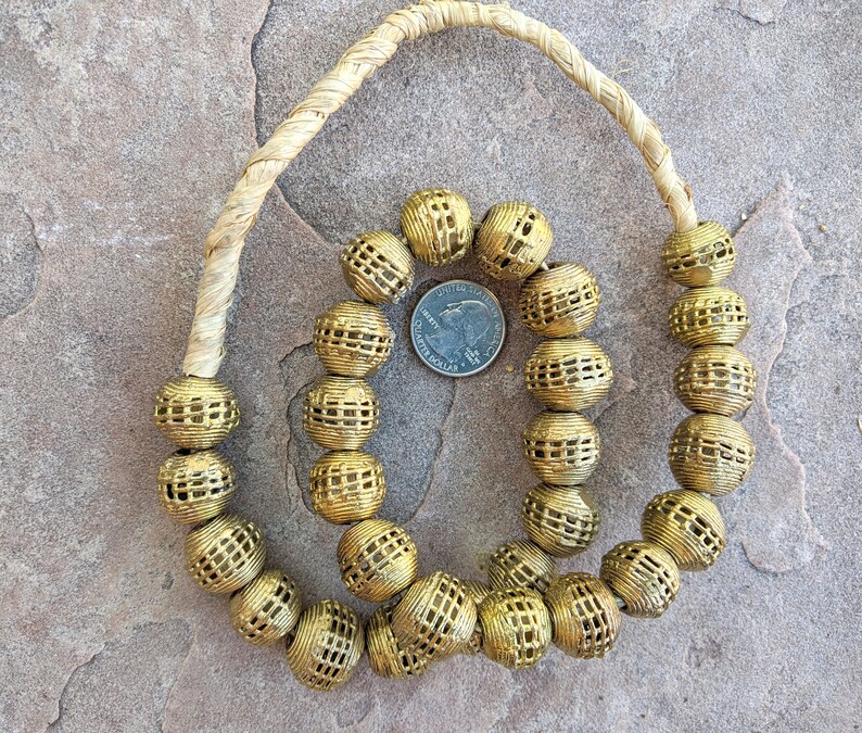 20mm Tabular BrassCopper Beads