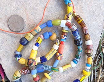Antique African Trade Beads venetian Beads Ethnic Beads - Etsy