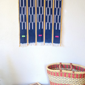 Hand Made Vintage African Baule Wall Hanging 20&quot;x26&quot;