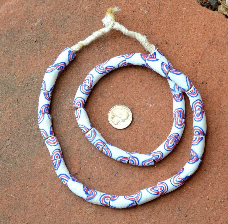 12x23mm Krobo Beads