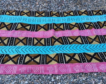 African Mud Cloth 42"x68"