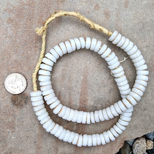 Krobo Disk Spacer Beads