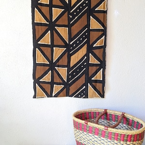 Hand Made African Mud Cloth Wall Hanging 20&quot;x30&quot;