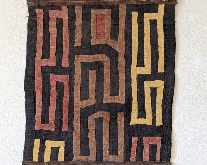 Hand Made African Kuba Cloth Wall Hanging - Etsy