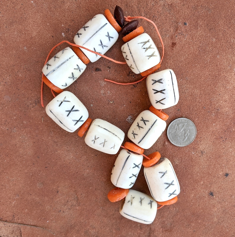 African Bone Beads
