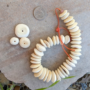 Afrikaanse Bone Beads Disks
