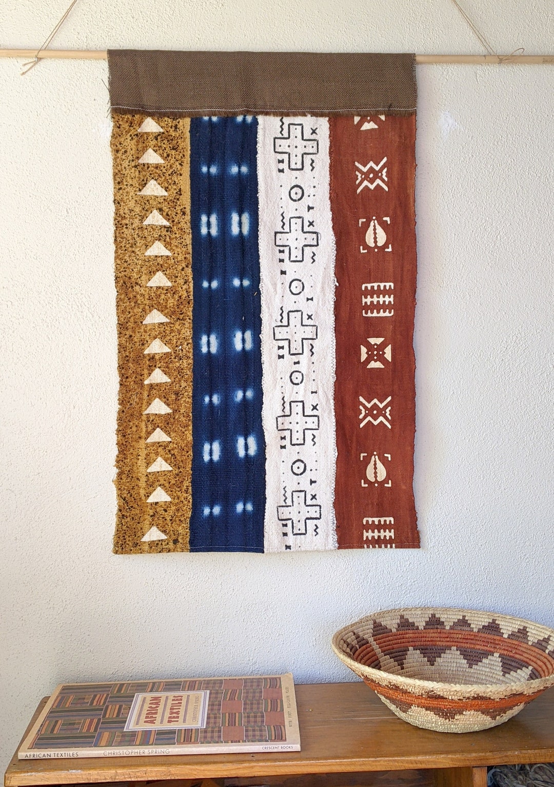 Hand Made African Mud Cloth Wall Hanging Etsy