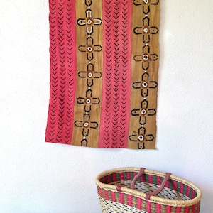 Hand Made African Mud Cloth Wall Hanging