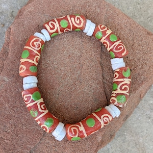 African Krobo Bead Bracelet