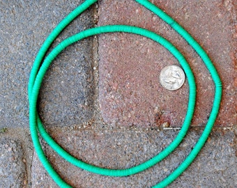 Vinyl Disks: Turquoise Green 5x1mm