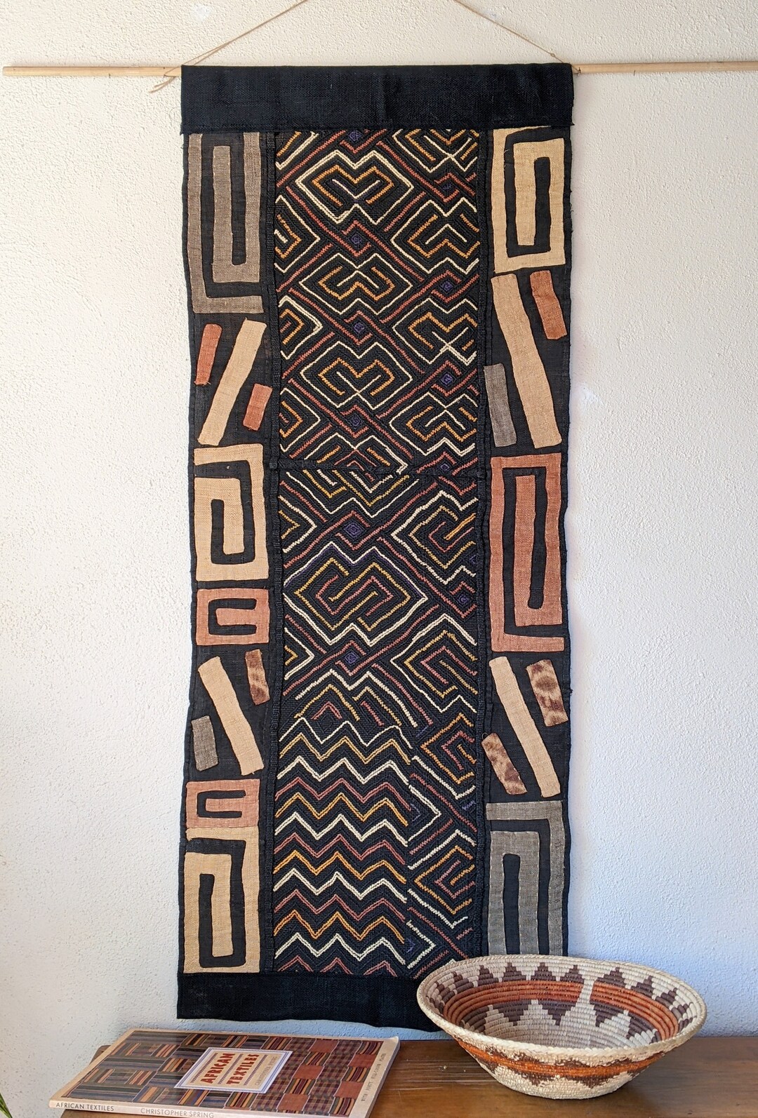 Hand Made African Kuba Cloth Wall Hanging - Etsy