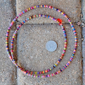 Vinyl Disks: Multi-colored 4x1mm