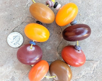 African Copal Resin Beads