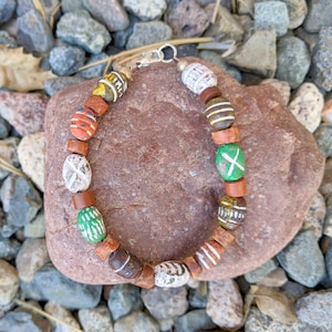 African Clay & Pipestone Bracelet